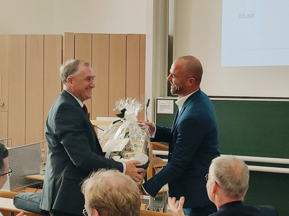 Bild aus der Abschiedsvorlesung von Prof. Lehner
