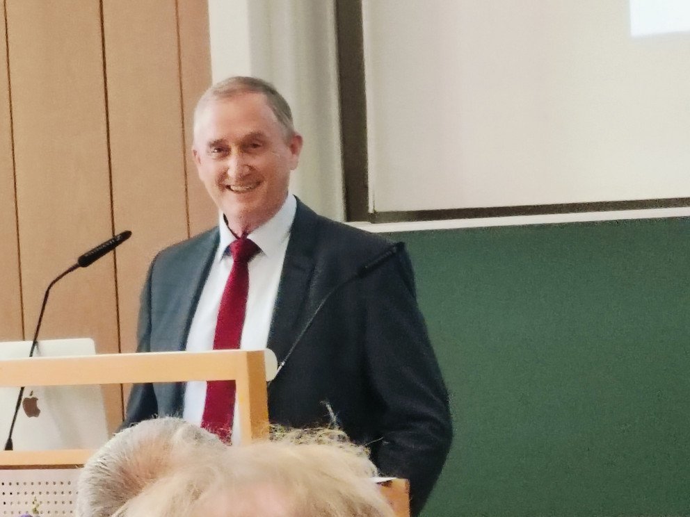 Bild aus der Abschiedsvorlesung von Prof. Lehner