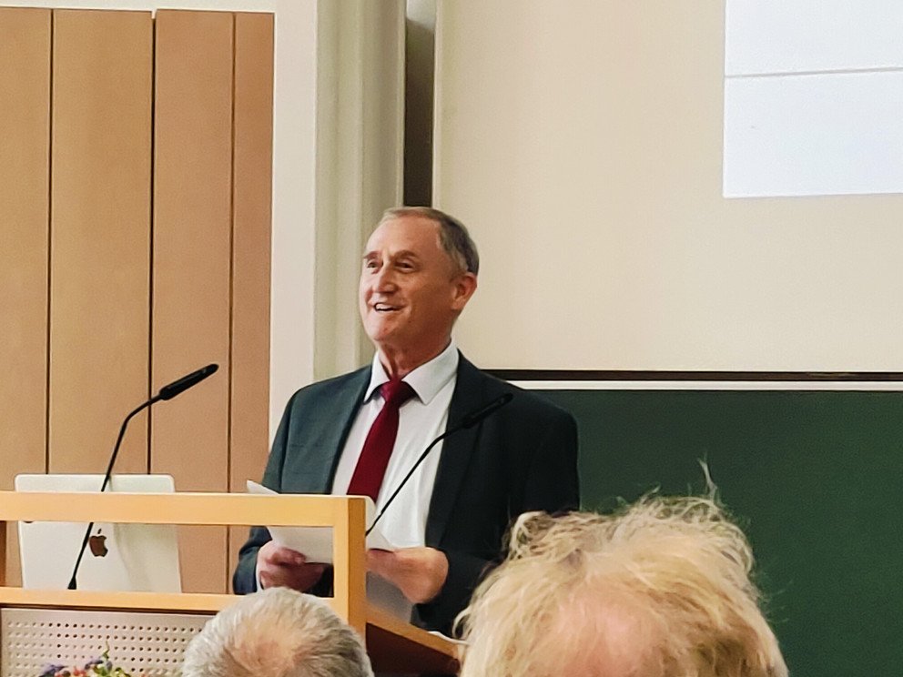 Bild aus der Abschiedsvorlesung von Prof. Lehner