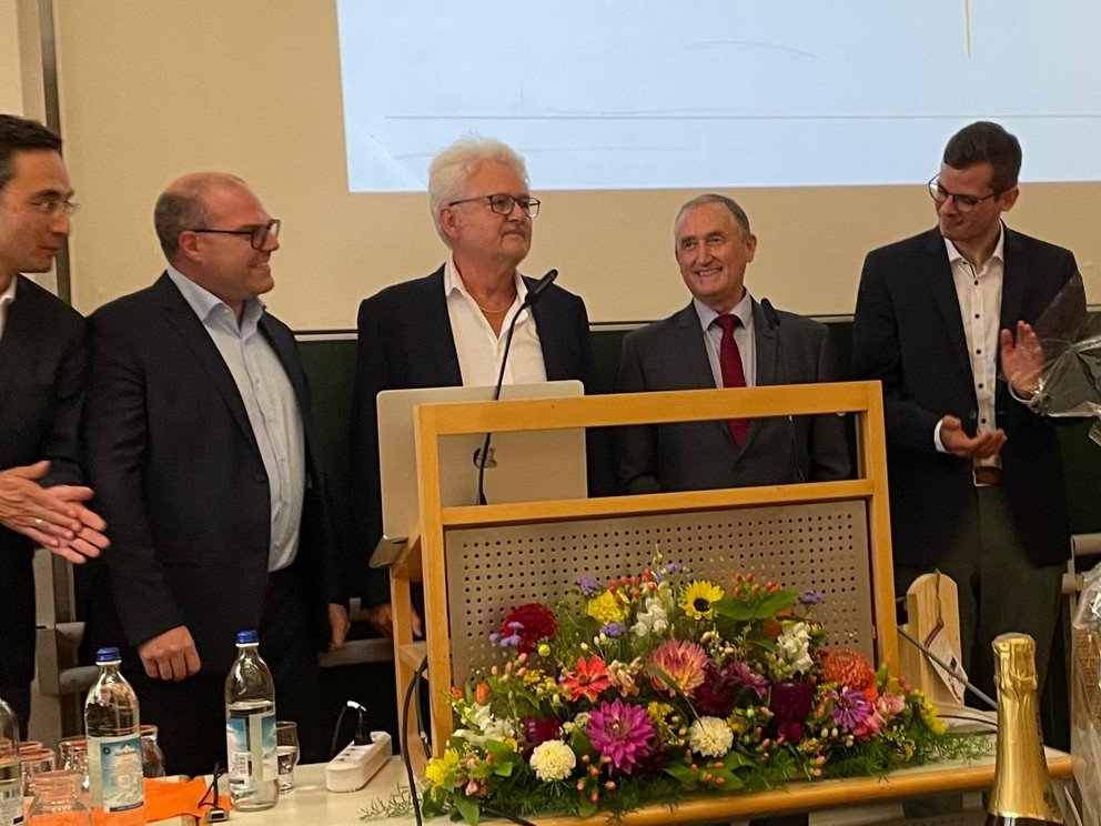 Bild aus der Abschiedsvorlesung von Prof. Lehner