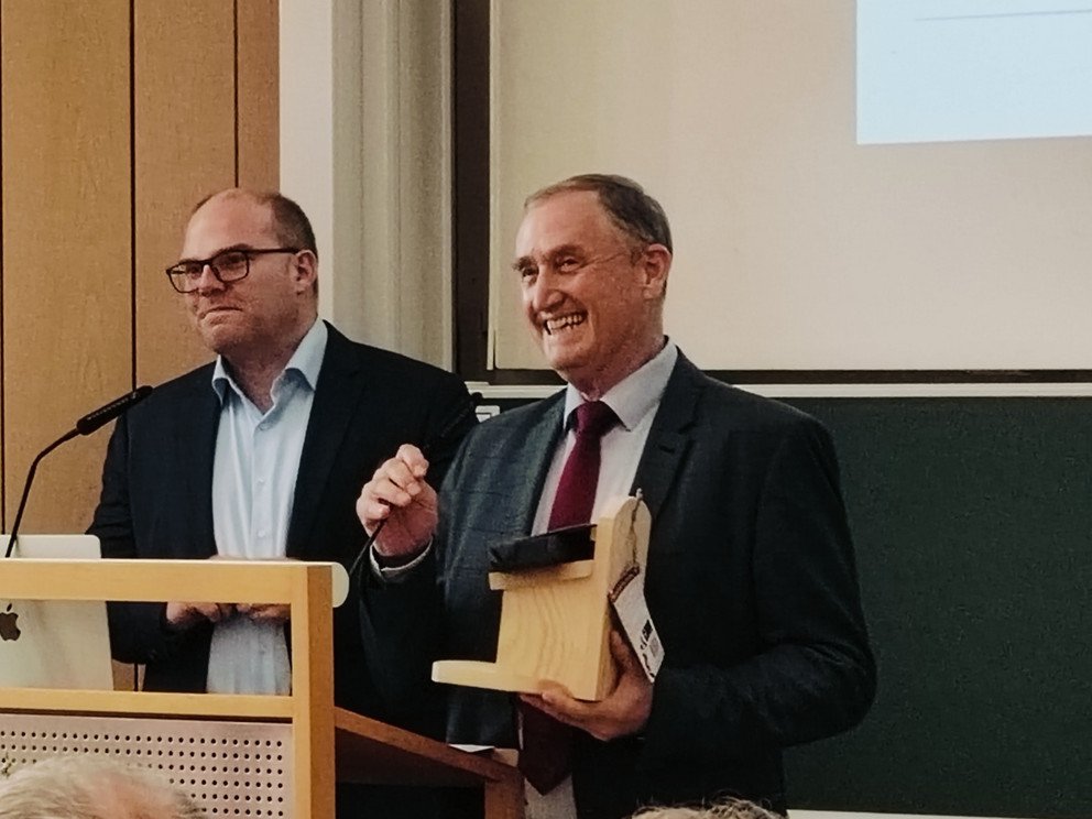 Bild aus der Abschiedsvorlesung von Prof. Lehner