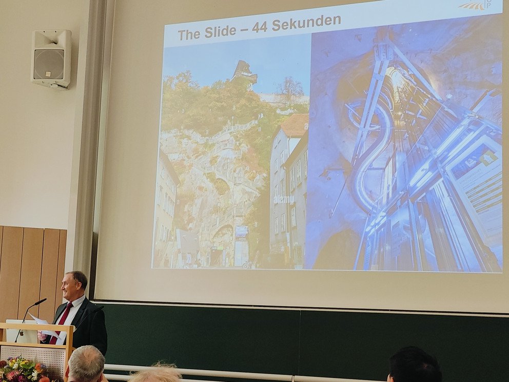 Bild aus der Abschiedsvorlesung von Prof. Lehner
